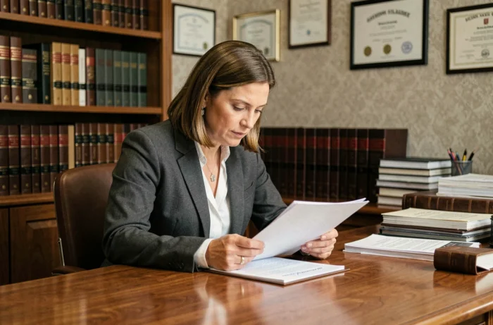 Avocate consultant des documents juridiques relatifs aux droits de la personne et à l'article 16 du code civil